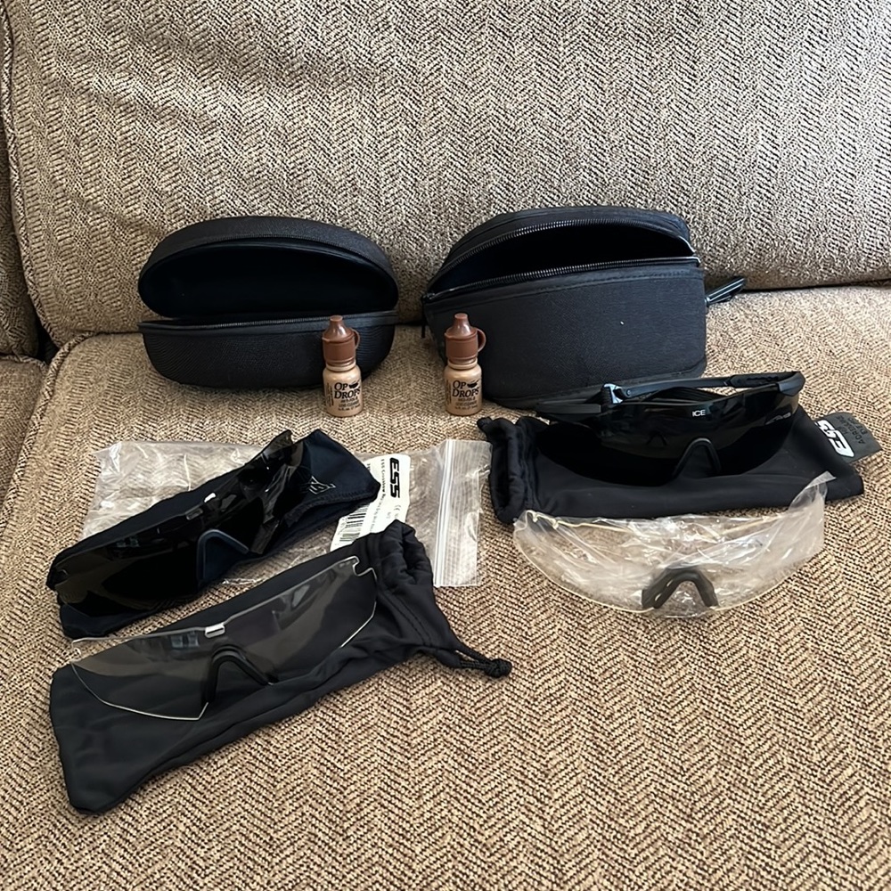 ESS safety glasses and replacement lens sets